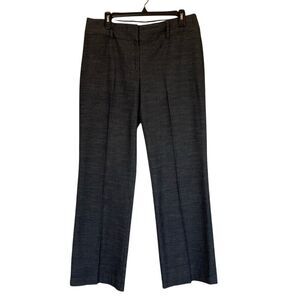 Ann Taylor Women's Wide Leg Julie Trouser Pants Size 10 Heathered‎ Blue Career